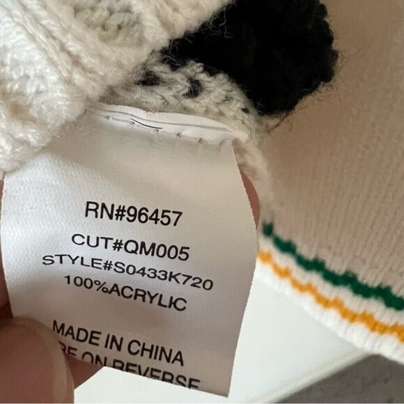 Unicorn Believe Knit Christmas  Sweater SZ Large - Picture 13 of 16